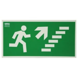 Plaque Escaliers – Monter (Photoluminescent)