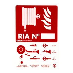 Plaque RIA (Photoluminescent)